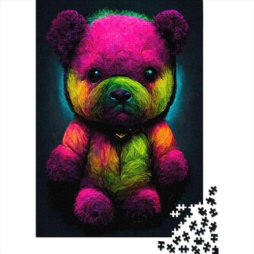 Subject_name> Puzzle 1000 Teile für Erwachsene aus Holz, Lernspiel, Herausforderung Spielzeug 1000 Teile (75 x 50 cm) von QASEYIPV