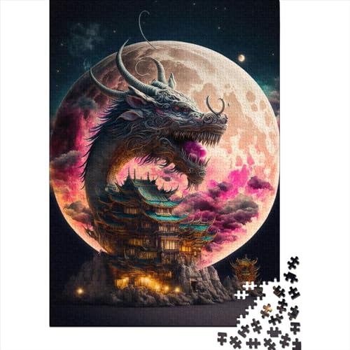 Subject_name> Puzzle 1000 Teile für Erwachsene aus Holz, Lernspiel, Herausforderung Spielzeug 1000 Teile (75 x 50 cm) von QASEYIPV