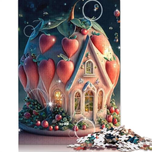 Verzauberte Burgenpuzzle für Erwachsene und Jugendliche, Familienspiel, 1000 Teile (75 x 50 cm) von QASEYIPV