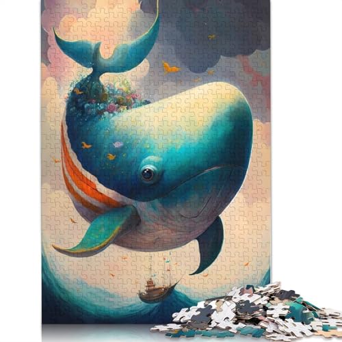 Wal Unnatürliches Puzzle DIY Spiel Papier Rechteckiges Puzzle für Jungen oder Mädchen Geburtstagsgeschenk 1000 Teile (75x50cm) von QASEYIPV