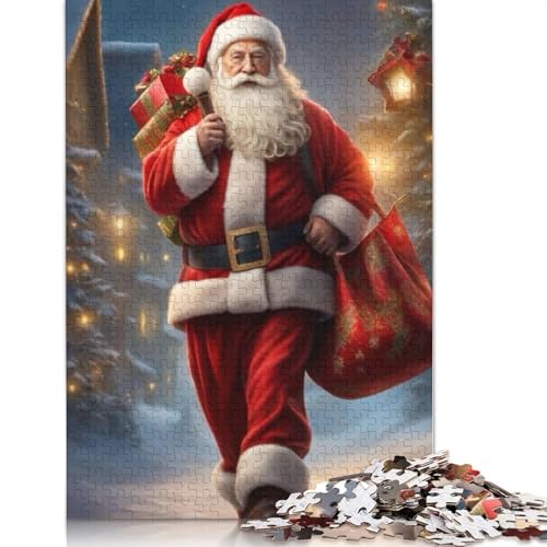 Weihnachtsmann Puzzle 1000 Teile für Erwachsene und Jugendliche ab 12 Jahren, Geschenke für Heiligabend, 1000 Teile (75x50cm) von QASEYIPV