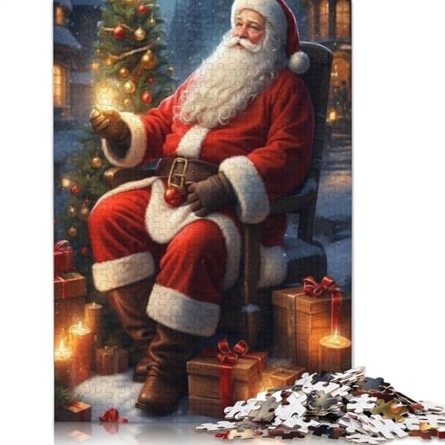 Weihnachtsmann Puzzle 1000 Teile für Erwachsene und Jugendliche ab 12 Jahren, Geschenke für Heiligabend, 1000 Teile (75x50cm) von QASEYIPV