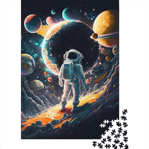 Weltraumpuzzle für Erwachsene, 1000 Teile, Halloween-Dekoration, 1000 Teile (75 x 50 cm) von QASEYIPV