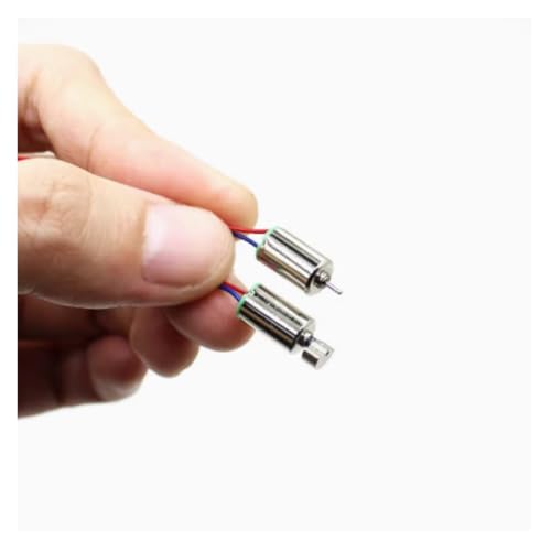 QASVOU 10/50/100 STÜCKE 610 Mini Kernlosen Vibrationsmotor 6 * 10 MM DC 1,5 V 3,7 V 23000 RPM Zylindrischen Kleinen Vibrator Vibrierendes Spielzeug(10PCS,with Eccentric Wheel) von QASVOU