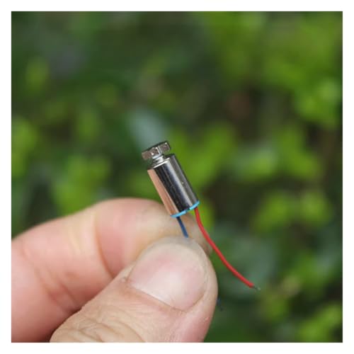 QASVOU 10/50/100 STÜCKE Elektrischer Zahnbürstenmotor for Kinder, stark vibrierend, DC 3,7 V, Micro 610 Kernlose Motoren, Vibrator for Schönheitsinstrumente(100PCS) von QASVOU