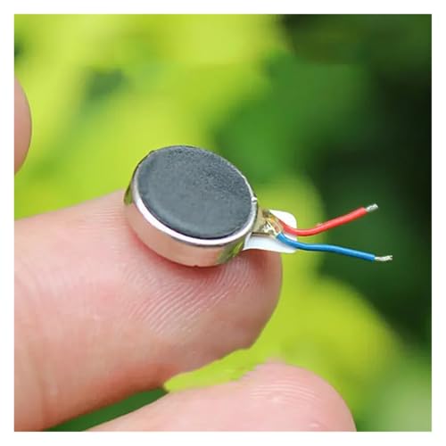 QASVOU 10/50/100 STÜCKE Knopftyp Vibrationsmotor Ultradünner Vibrator Flacher DC 3 V-5 V 3,7 V Micro Patch Vibrierender Handy 10 mm Münzmassagegerät Moteur(50PCS) von QASVOU
