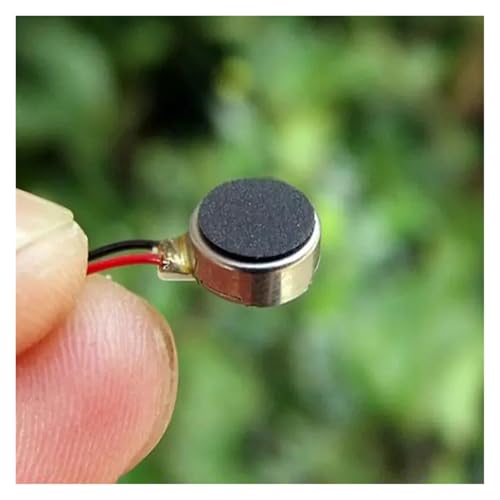 QASVOU 10/50/100 STÜCKE Mini 0830 Knopftyp Vibrationsmotor DC 3 V-5 V 3,7 V 4,2 V Handy Mobile Münze Flachvibrator Vibrierender Sport Smart Watch(100PCS) von QASVOU