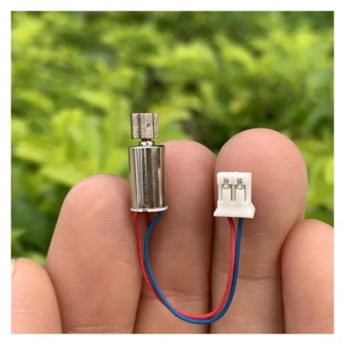 QASVOU 10/50/100 STÜCKE Mini 610 Kernlosen Vibrationsmotor DC 3,7 V 150 MA Zylindrischen Elektromotor Zahnbürste Schönheit Instrument Massage Stick(50PCS) von QASVOU