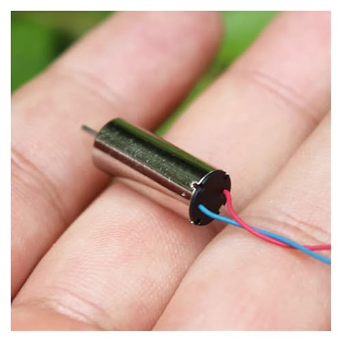 QASVOU 10/50/100 STÜCKE Mini 716 Kernloser Motor Starker Magnet Gleichstrommotor 3 V-3,7 V 40000 U/min Ultra-Hochgeschwindigkeitsmotor 0,8 mm Ausgangswelle Flugmodelldrohne(50PCS) von QASVOU