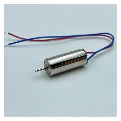 QASVOU 10/50/100 STÜCKE Mini 7mm * 16mm Kernloser Motor DC 3,7 V 55000 U/min Hochgeschwindigkeits-Micro 716 Motor RC Drone Motor Flugzeug Fernbedienung Quadcopter Modell(100pcs,Red Blue Wire) von QASVOU