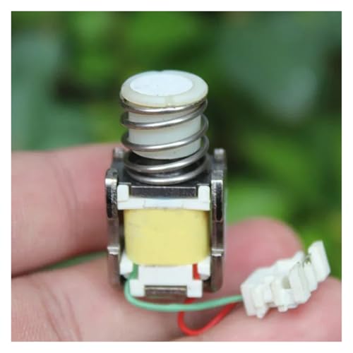 QASVOU 10/50/100 Stück DC 3 V-5 V Manueller selbstsichernder Solenoid-Entriegelungsschalter Mikro-Elektromagnet-Elektromagnet(50pcs) von QASVOU