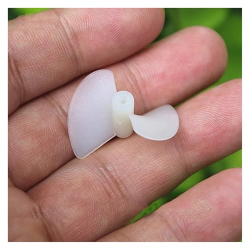 QASVOU 10/50/100PCS Propeller Mini 26mm Propeller CW CCW Nylon Propeller Boot Fit 2mm Welle Spielzeug Boot(100PCS,Reverse) von QASVOU