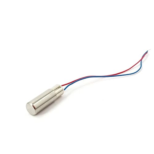 QASVOU 10/50 STÜCKE Mini 612 Kernloser Vibrationsmotor Micro 6 mm * 20 mm Eingebauter Vibrationsmotor DC 1,5 V-3 V for elektrisches Massagegerät, Schönheitszubehör(50PCS) von QASVOU