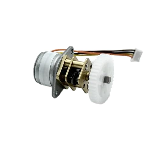 QASVOU 3/5/10 PCS Mini 15mm Schrittgetriebemotor 2-Phasen 4-Draht 15BY Präzisions-Ganzmetallgetriebemotor zur Überwachung von kardanisch aufgehängten elektrischen Maschinen(10pcs) von QASVOU