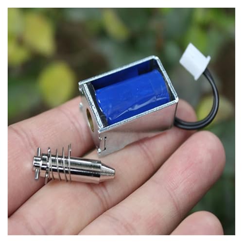 QASVOU 3/5/10 STÜCKE DC 5 V 6 V 9 V 12 V Mikro-Magnetspule Push-Pull-Open-Frame-Elektromagnet-Hub Push-Pull-Mini-Elektromagnetspule(3pcs) von QASVOU