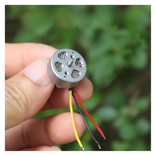 QASVOU 3/5/10 STÜCKE Mini 18mm 3-Phasen Bürstenloser DC-Motor 7,4 V 2750 KV Hochgeschwindigkeit 2-mm-Welle 2S-3S BLDC Kleiner RC-Drohnen-FPV-Quadcopter-Flugzeugmotor(5PCS,Type B) von QASVOU