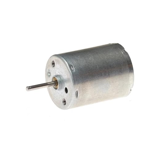 QASVOU 3/5/10 STÜCKE Mini 24mm Kohlebürstenmotor DC 3V-12V 6V 7,4V 9V 8000RPM Hochgeschwindigkeitsdrehmoment 370 for Spielzeug-Wasserpistole, Auto, Boot, Modell(5PCS) von QASVOU