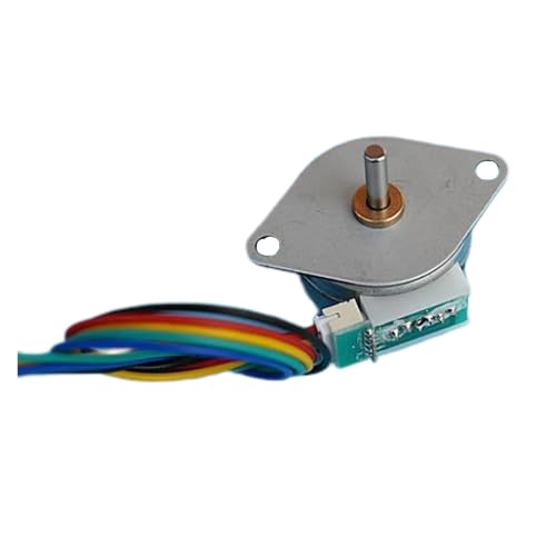 QASVOU 3/5/10 Stück Mini 4-Phasen-5-Draht-Schrittmotor Micro Mini 25 MM 25 SPG0001 15-Grad-Schrittmotor Kleiner Präzisions-Elektromodell-Spielzeugmotor(3pcs) von QASVOU
