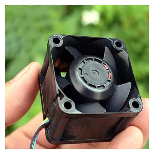 QASVOU 3/5/10 Stück Mini-Lüfter, 4 cm, Doppelkugellager, 4028, bürstenloser Lüfter, DC 12 V, 9970 U/min, großes Luftvolumen, Lüfter mit PWM-Geschwindigkeitsregelung(3PCS) von QASVOU