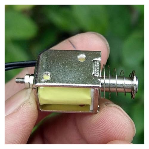 QASVOU 3/5/10 stücke DC 12V 5mm 10mm Push-Pull-Typ Open Frame 9mm Hub Solenoid-elektromagneten(5pcs,24(10mm)) von QASVOU