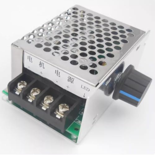 QASVOU DC 10V-55V 12V 36V 40A Motordrehzahlregler PWM-Controller DC-Bürstenmotorschalter Regler Gouverneur Volt Dimmer von QASVOU