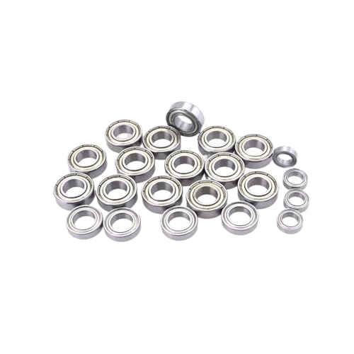Für 1/8 08423 08425 08426 08427 9020 9072 9116 9203 14-teiliges Metall-Stahl-Kugellager 8109 RC-Auto-Upgrade-Teile Ersatzzubehör RC Auto Kugellager kit von QAWRYV