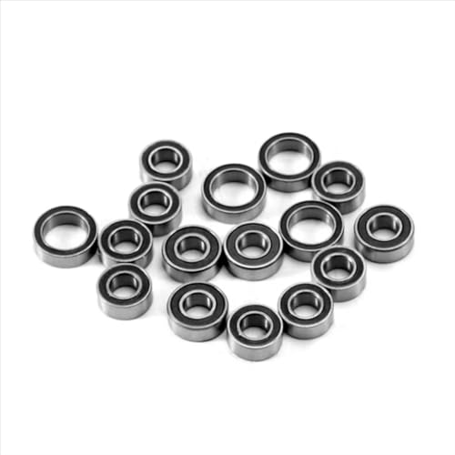 Für TT-02 TT-02D 1/10 16-teiliges Dichtungslager-Kit RC-Auto-Upgrade-Teile Zubehör Fernbedienung Auto-Ersatzteile RC Auto Kugellager kit von QAWRYV
