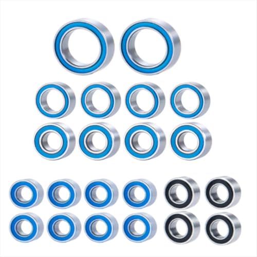 Für Traxxas 1/18 Für TRX4M 22PCS Gummiversiegeltes Kugellager-Kit RC-Auto-Upgrades Teile Zubehör Ersatzteile RC Auto Kugellager kit Für Traxxas 1/18 Für TRX4M 22PCS Gummiversiegeltes Kugellager-Kit RC-Auto-Upgrades Teile Zubehör Ersatzteile RC Auto Kugellager kit von QAWRYV