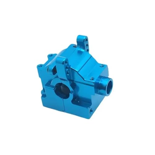 QAWRYV Für JLB Für Cheetah 4WD Metallgetriebegehäuse Abdeckung RC Trucks Kettenfahrzeuge Teile Und Zubehör Upgrades Ersatzteile Verwendung RC Autoteile(Blue) von QAWRYV