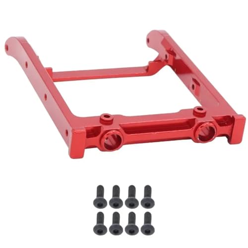 QAWRYV Für MN G500 MN86 MN86S MN86K MN86KS Für MN128 1/12 Metall Front Stoßstange Montieren Querträger RC Crawler Auto Teile Und Zubehör Ersatz RC Autoteile(Red) von QAWRYV