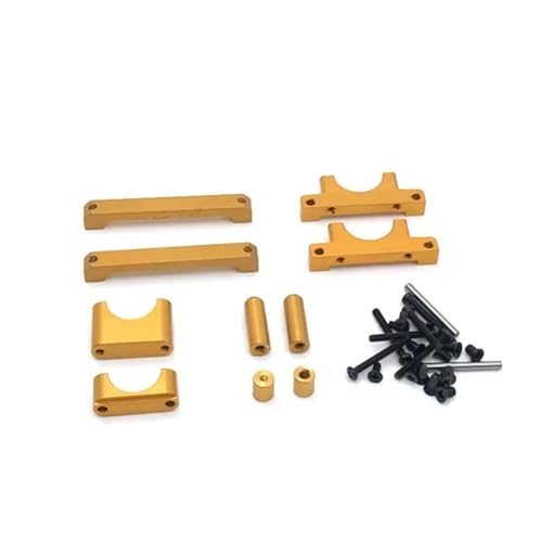 QAWRYV Für WLtoys A949 A959 A969 A979 K929 1/18 Metall Für Chassis RC Auto Kettenfahrzeuge Teile Zubehör Upgrades Und Ersatzteile RC Autoteile(Yellow) von QAWRYV