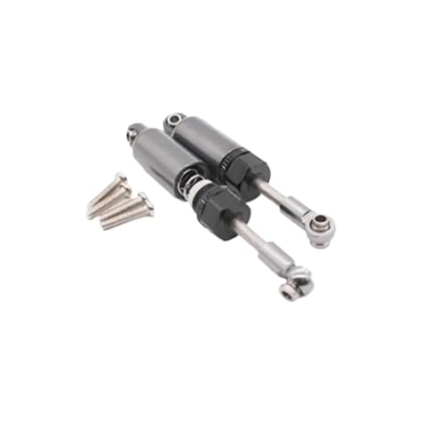 QAWRYV Für WLtoys A959-B A949 A959 A969 A979 1/18 Metallstoßdämpfer RC Auto Kettenfahrzeuge Teile Zubehör Upgrades Und Ersatzteile RC Autoteile(Gray) von QAWRYV