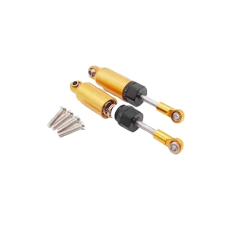 QAWRYV Für WLtoys A959-B A949 A959 A969 A979 1/18 Metallstoßdämpfer RC Auto Kettenfahrzeuge Teile Zubehör Upgrades Und Ersatzteile RC Autoteile(Yellow) von QAWRYV