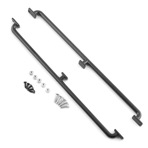 QAWRYV RC Upgrade Zubehör Für SCX10 Für TRX4 D90 1/10 RC Crawler Auto Upgrade Teile 1/10 Universal Simulation Metall Geländer Handlauf Bar Auto Shell Querlatte Dekoration(150MM) von QAWRYV