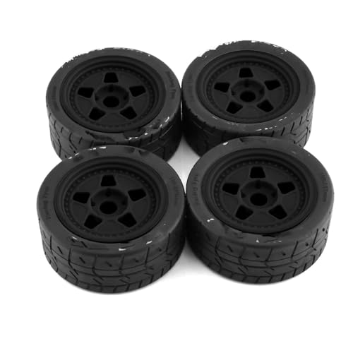Kompatibel Mit ARRMA Für ZD Für Racing EX07 1/7 4WD Bürstenloses RC-Auto 8585 4 Stück 109 Mm RC-Reifen Rad 17 Mm Sechskantnabe RC-Radreifen RC Auto Reifen Felgen von QAWSED