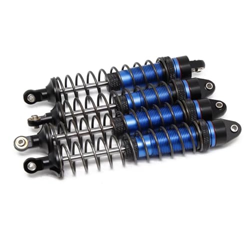 Kompatibel Mit Arrma Für Granite Für Senton Für Rock Für Vorteks Für Typhon 1/10 RC-Auto-Upgrade-Teile Vordere Und Hintere Metallstoßdämpfer RC-Auto Stoßdämpfer(Blue) von QAWSED