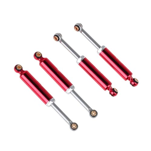 Kompatibel Mit Axial AX24 XC-1 1/24 RC Crawler Auto Upgrade Teile Ersatz Zubehör 4Pcs Metallic Stoßdämpfer RC-Auto Stoßdämpfer von QAWSED