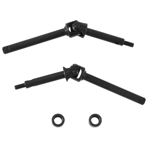 Kompatibel Mit Axial Für SCX24 1/24 RC Crawler Upgrade-Teile, 2 Stück 4 Mm Verlängerte Stahl-Vorderachse Antriebswelle RC von QAWSED