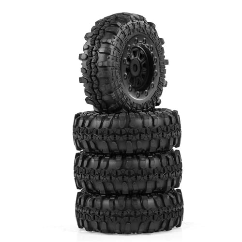 Kompatibel Mit Axial Für SCX24 90081 AXI00001 1/24 RC Crawler Auto Upgrade Teile Zubehör 4PCS 47X18mm Rad Felgen Reifen Reifen Set RC Auto Reifen Felgen von QAWSED