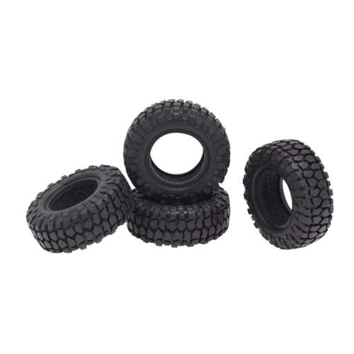Kompatibel Mit Axial Für SCX24 90081 Für AXI00002 1/24 RC Crawler Auto Upgrade Teile 48mm 1,0 Weiche Gummi Rad Reifen Reifen 4PCS RC Auto Reifen Felgen(A-48mm) von QAWSED