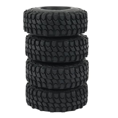 Kompatibel Mit Axial Für SCX24 90081 Upgrade-Reifen 4 Stück 1,0 Zoll Weiche Gummi-Allradreifen 50 X 20/54 X 23 Mm Für 1/24 RC Crawler Car RC Auto Reifen Felgen(ColorC) von QAWSED