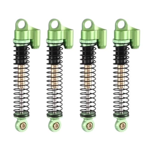 Kompatibel Mit Axial Für SCX24 AX24 1/24 RC-Auto-Crawler-Upgrade-Teile 4-teiliger 53-mm-Stoßdämpfer Aus Verlängertem Metall RC-Auto Stoßdämpfer(Green) von QAWSED