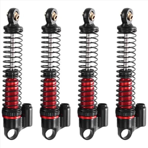 Kompatibel Mit Axial Für SCX24 AX24 1/24 RC Crawler Auto Upgrade Teile Zubehör 4 Stück 53 Mm Metall Öl Stoßdämpfer Dämpfer RC-Auto Stoßdämpfer von QAWSED