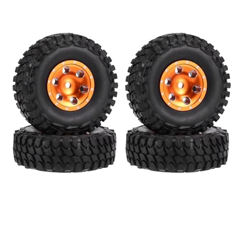 Kompatibel Mit Axial Für SCX24 AXI90081 1/24 RC Crawler Car Upgrade-Teile 54 X 19 Mm 1,0 Beadlock CNC-Felgen Und Reifen Mit Verlängertem Sechskant RC Auto Reifen Felgen Kompatibel Mit Axial Für SCX24 AXI90081 1/24 RC Crawler Car Upgrade-Teile 54 X 19 Mm 1,0 Beadlock CNC-Felgen Und Reifen Mit Verlängertem Sechskant RC Auto Reifen Felgen von QAWSED