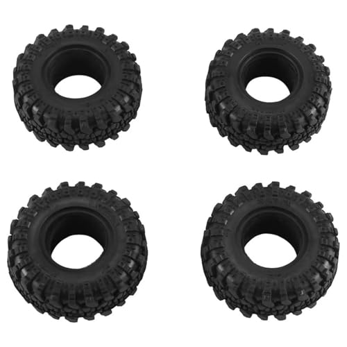 Kompatibel Mit Axial Für SCX24 Für Bronco Für Gladiator 1/24 RC Crawler Auto 4PCS 56Mm 1,0 Zoll Rad Reifen Weichen Schlamm Für Gelände Reifen RC Auto Reifen Felgen von QAWSED