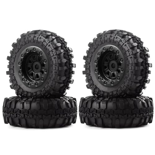 Kompatibel Mit Axial SCX24 90081 1/24 RC Crawler Auto Upgrade Teile Zubehör 4PCS 46X17mm Felgen Reifen Reifen Set RC Auto Reifen Felgen von QAWSED