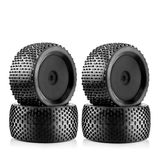 Kompatibel Mit HPI Für HSP Für Bazooka Für Camper Für Kyosho ZD 140 Mm Off Road Buggy Reifen Rad 17 Mm Sechskantnaben Für 1/8 RC Für Rennwagen RC Auto Reifen Felgen(Color3) von QAWSED