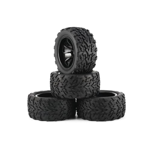 Kompatibel Mit HSP 94111 94188 Offroad-RC-Autos 4 Stück LKW-Radreifen 128 Mm Gummireifenräder In 12 Mm Sechskantadapter RC Auto Reifen Felgen von QAWSED