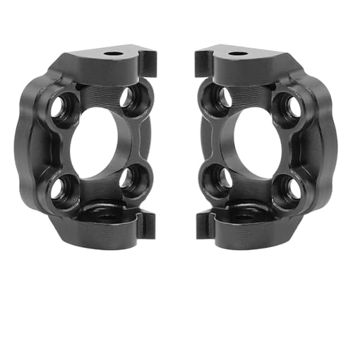 Kompatibel Mit LOSI Für Mini Für LMT Für Brushed Für Monster Truck Aluminium C-Nabe Vorne Lenkbecher Mit Vergrößertem Lager 1/18 RC Auto RC-Autozubehörteile(Black,C Hub) von QAWSED