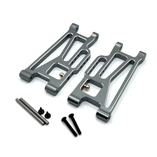 Kompatibel Mit MJX 10208 Für Monster 1/10 RC Autoteile, Metall Verbessert Und Modifiziert Für Schwingarmzubehör RC-Autozubehörteile(Gray) von QAWSED